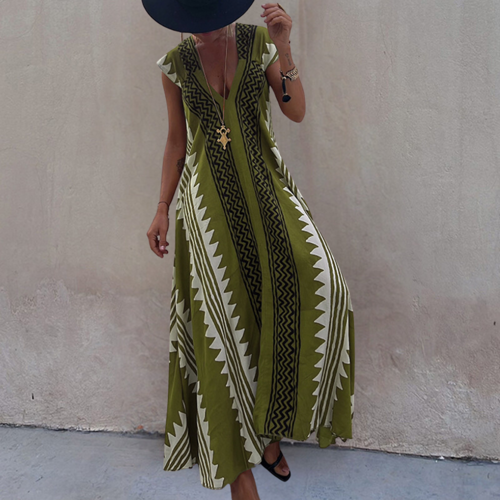 Adelina – Bohemian Maxi Dress