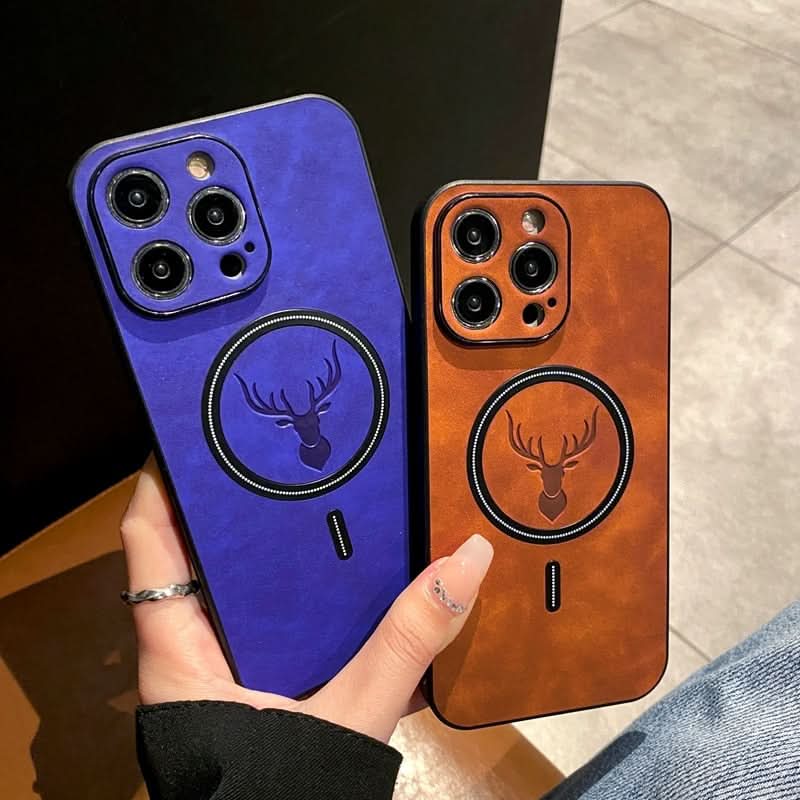 Azura | Deer Leather iPhone Case MagSafe Wireless Charging