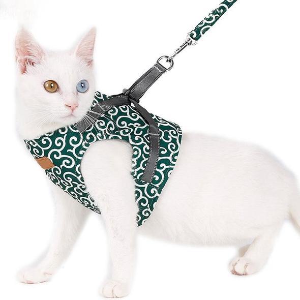 Azura | Cat Vest Harness and Leash Set to Outdoor Walking