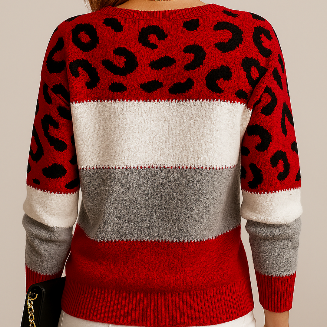 Maison Valmont™ | Elegant Leopard Sweater