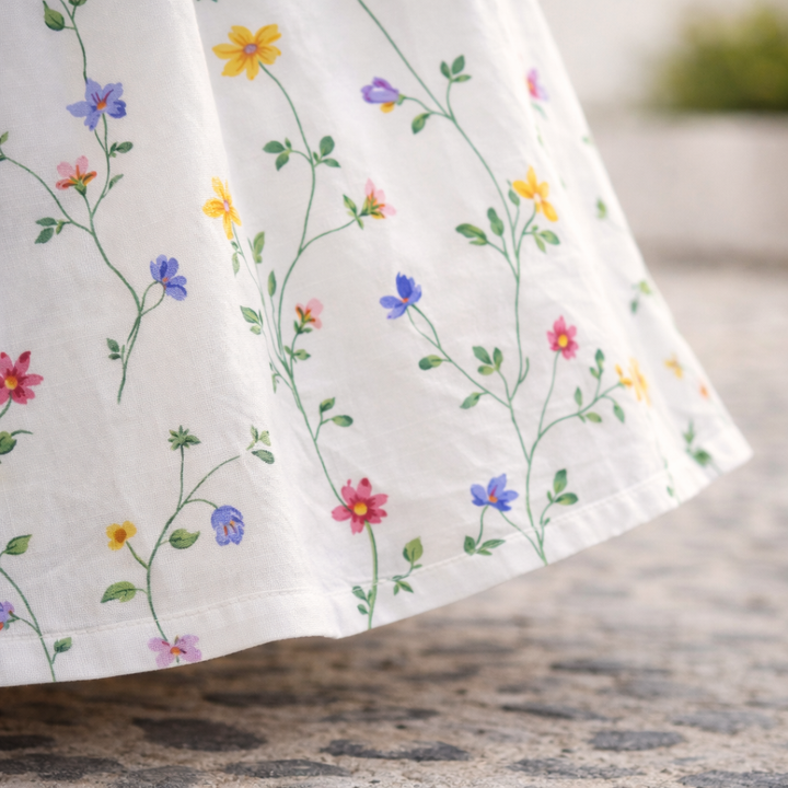 Robin | Floral Midi Dress