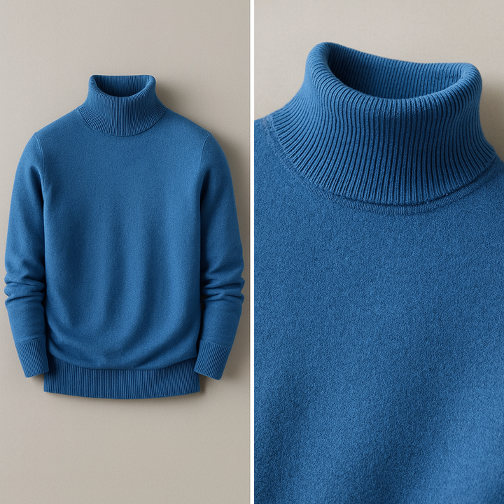 Filippos - Comfortable Turtle Neck Sweater