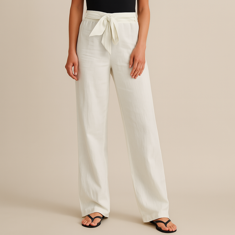 Lorraine – Effortless Tie Waist Pants