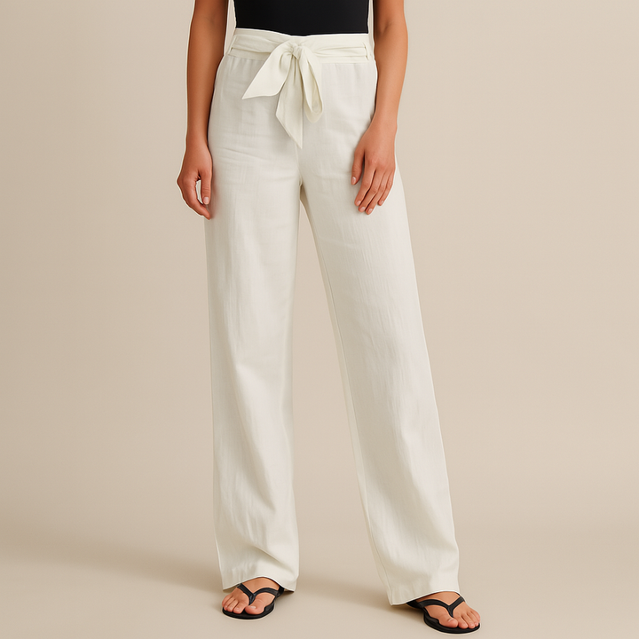 Lorraine – Effortless Tie Waist Pants