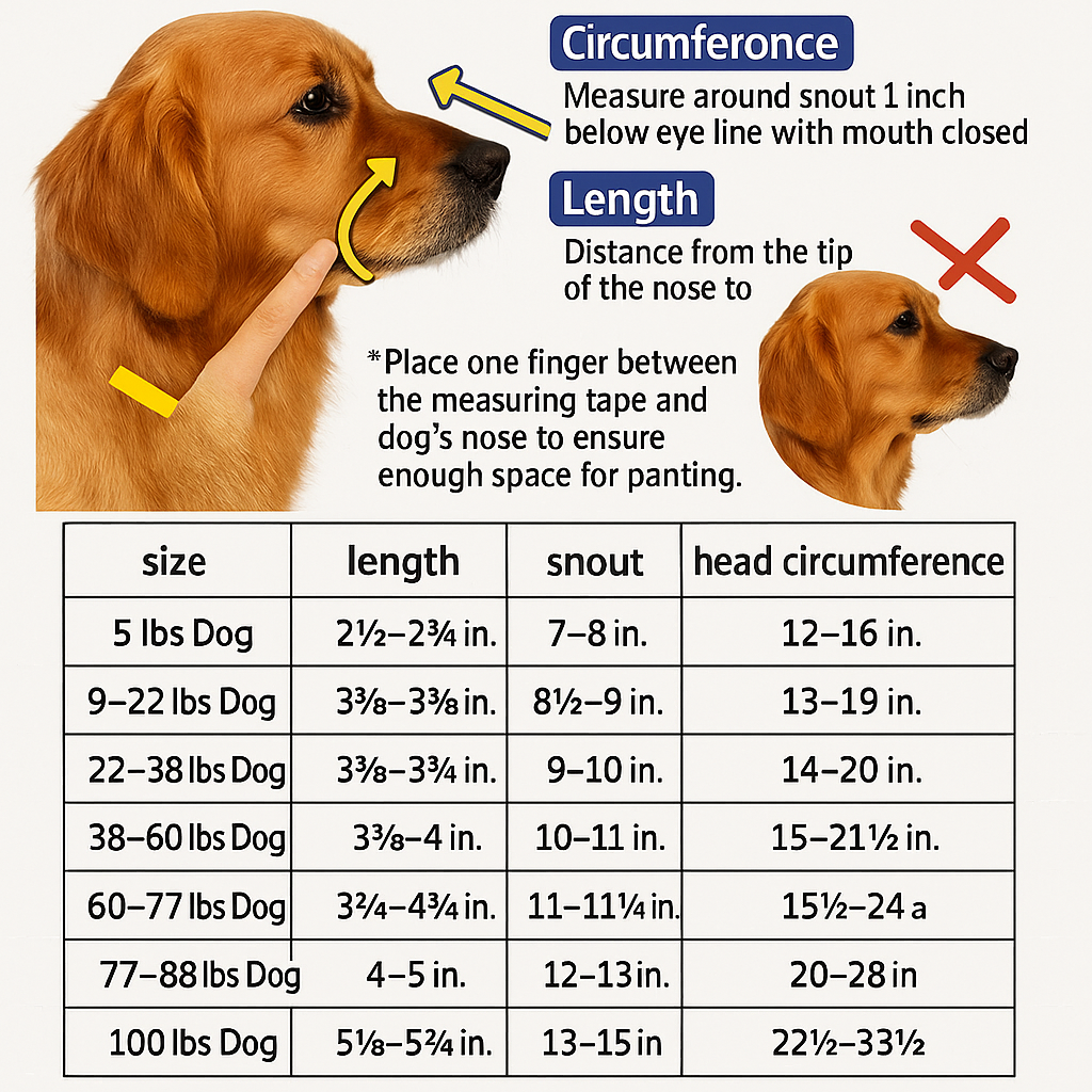 Azura | Reflective Dog Muzzle - Water-Friendly & Breathable