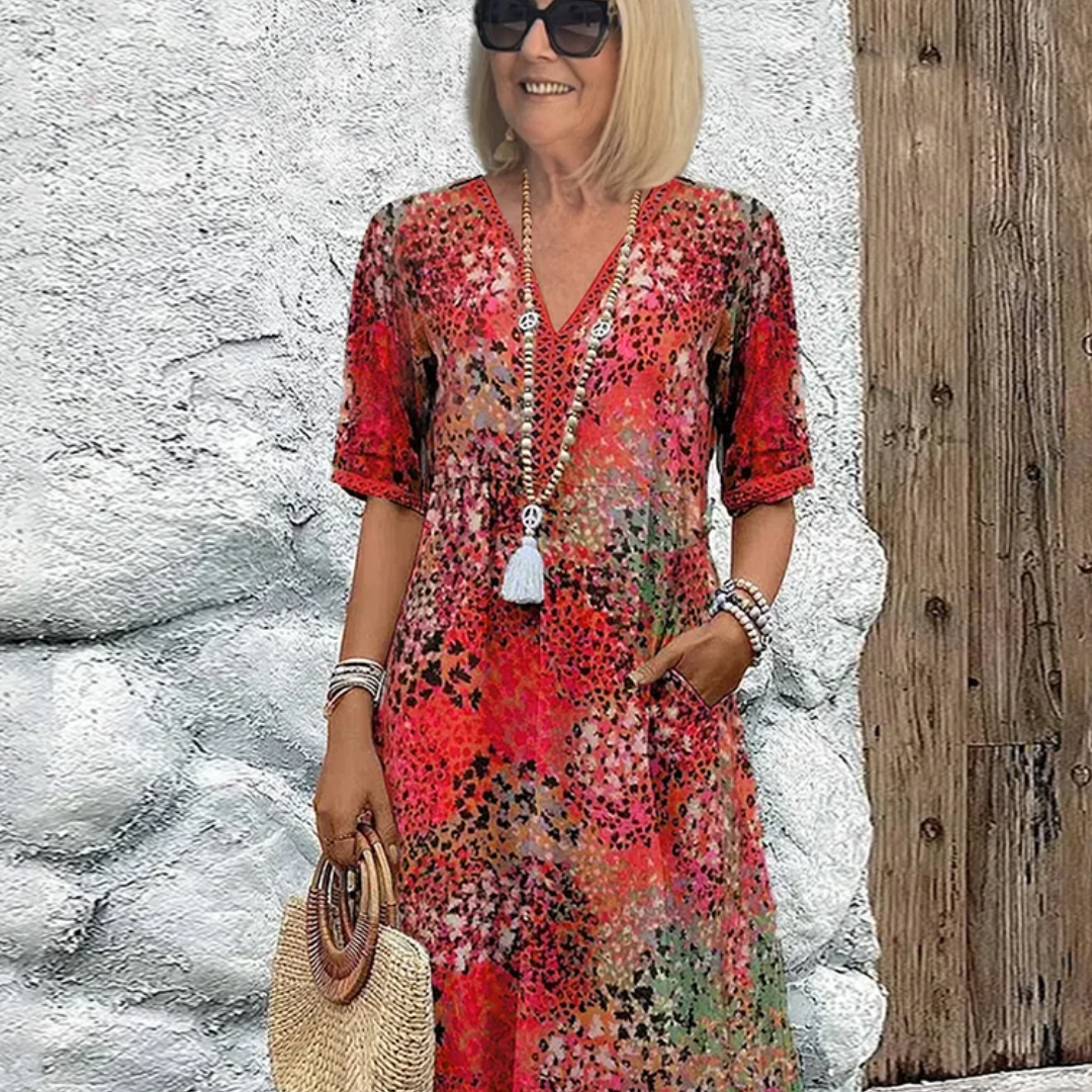 Florencia | Vibrant Midi Dress