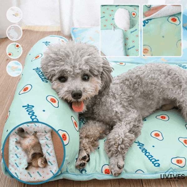 Cooling Mat Ice Silk for Dogs and Cats – Self-Cooling Without Electricity | Azura
