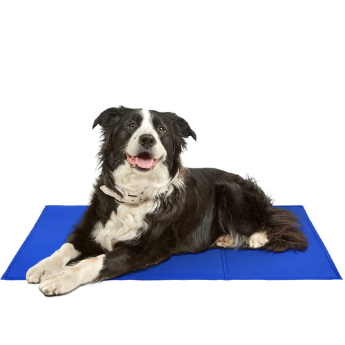 Azura | FrescuraPet Cooling Mat for Dogs & Cats | Self-Cooling & Joint-Saving | Foldable & Portable | 5 Sizes | Blue