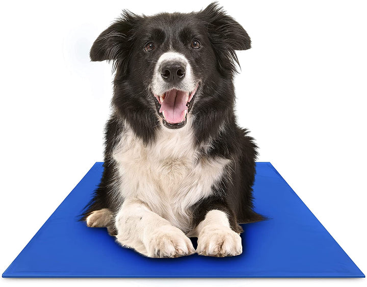 Azura | FrescuraPet Cooling Mat for Dogs & Cats | Self-Cooling & Joint-Saving | Foldable & Portable | 5 Sizes | Blue