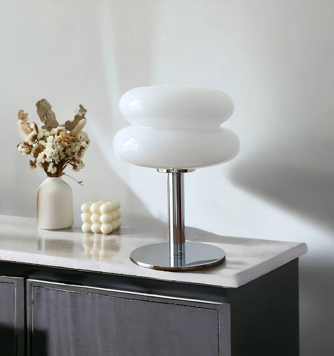 BowLift | GlamoraLite - Elegant Glass Table Lamp for Your Interior