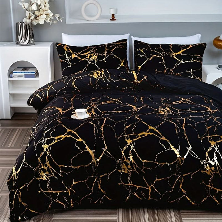 BowLift | Marble Design Duvet Cover Set for Modern Bedroom