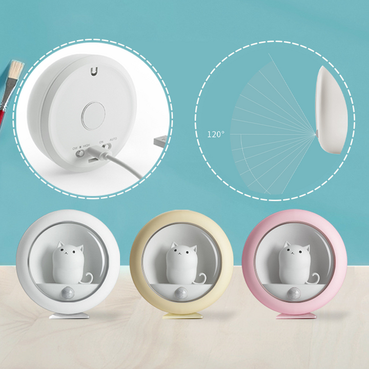 BowLift | Cute Cat Night Light