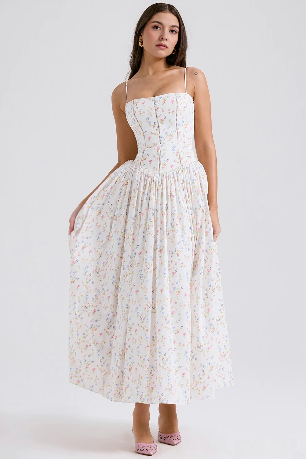 VIOLETTA - Posy Midi Dress