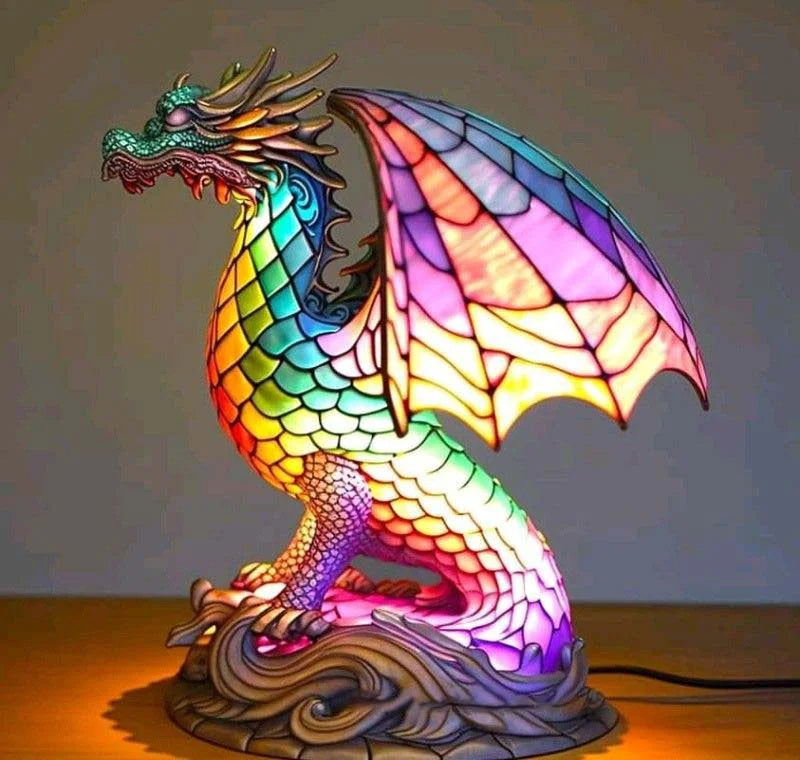 BowLift | Animal Stained Glass Table Lamp Ornament