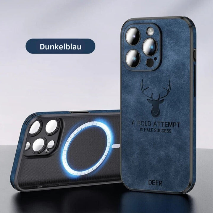 Azura | Deer - Luxury Leather iPhone Case with Stylish Design and Shockproof Protection