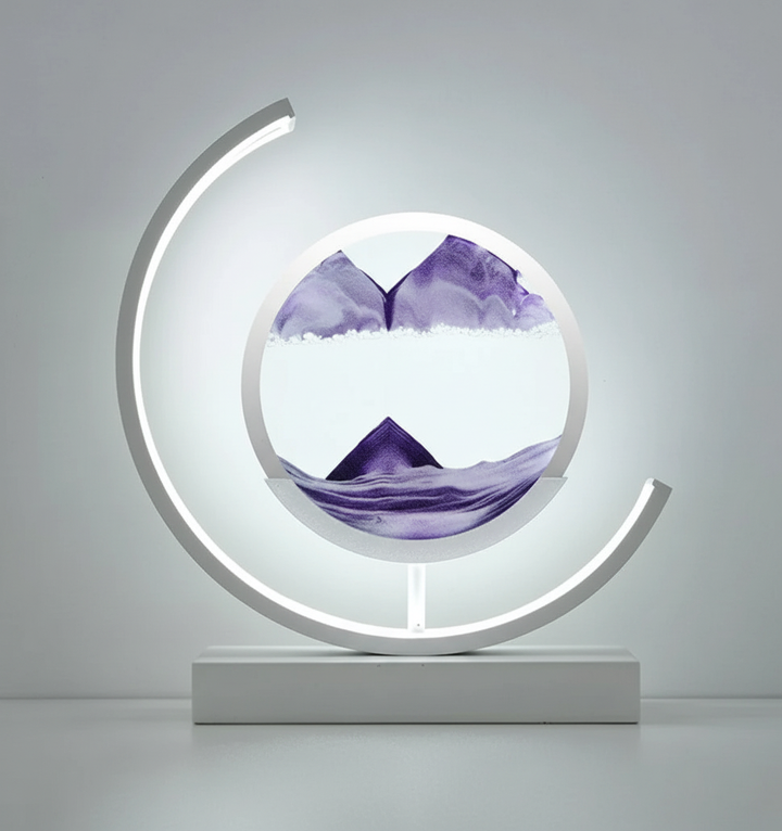 BowLift | DuneGlow Table Lamp – Handmade Ambient Lamp with Soothing Light and Modern Design
