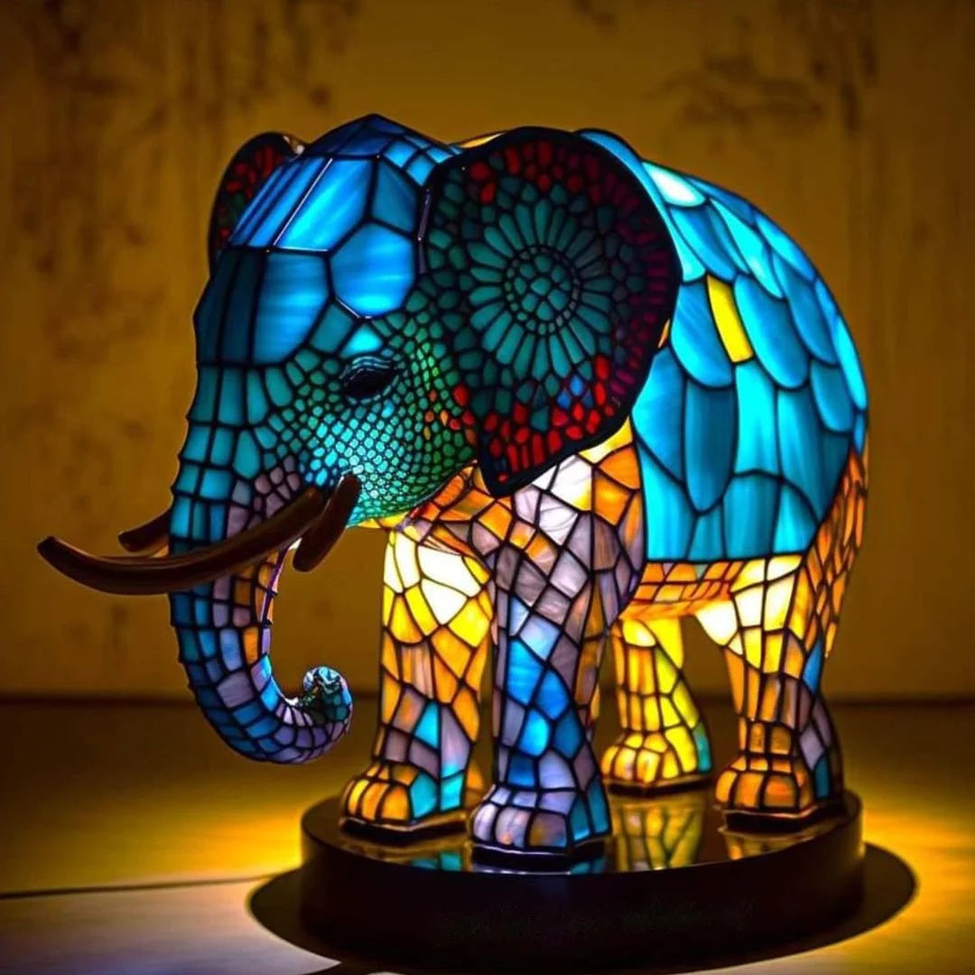 BowLift | Animal Stained Glass Table Lamp Ornament
