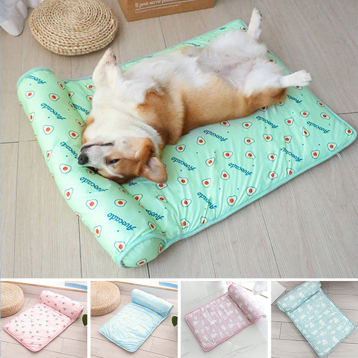Pet Summer Cool Bed Ice Silk Cooling Mat for Dogs & Cats | Azura