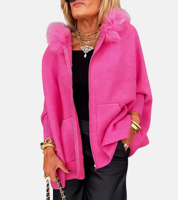 ARABELLE™ | Casual Hooded Coat with Fur Collar