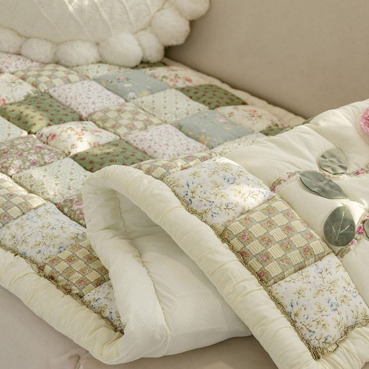 BowLift | Floral Bloom Quilted Sofa Cover