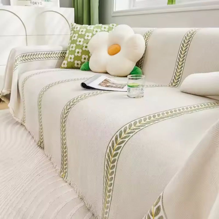 BowLift | Flourish Leaf Sofa Cover