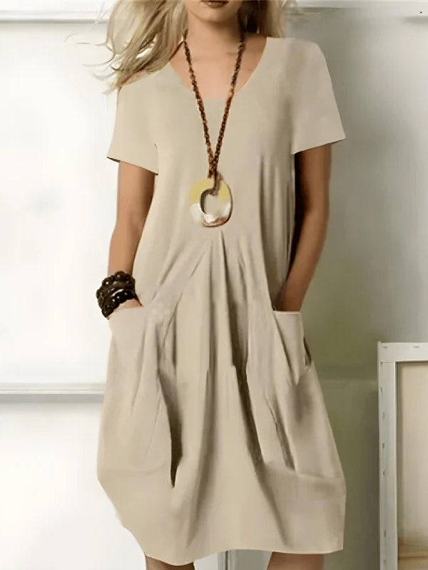 Elise™  | Elegant dress with belly coverage