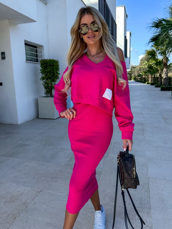 Olivia | Casual Sweatshirt & Dress Set