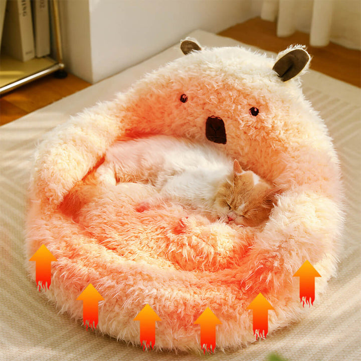 Azura | Alpaca-shaped, fluffy, warm, detachable dog and cat bed