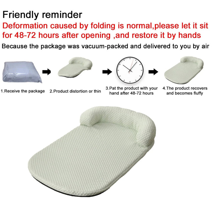 FurCool French Bulldog Cooling Mat – Breathable Washable Summer Silk Bed | Azura