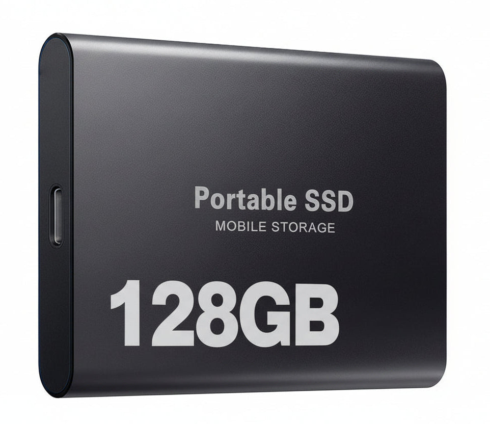 Azura | Portable SSD 128GB Hard Drive External Storage Compact Fast Best Quality