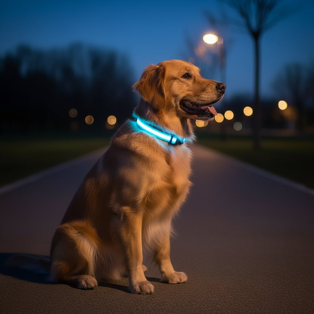 Azura | LED Safety Dog Collar with Adjustable Fit