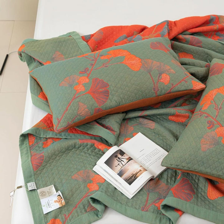 BowLift | Cotton Bedding Set with Botanical Pattern