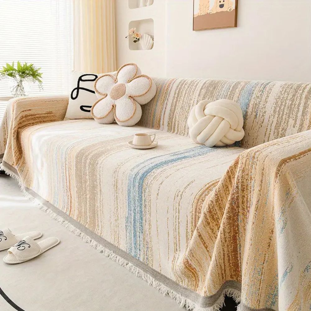 BowLift | Serene Stripes Sofa Cover