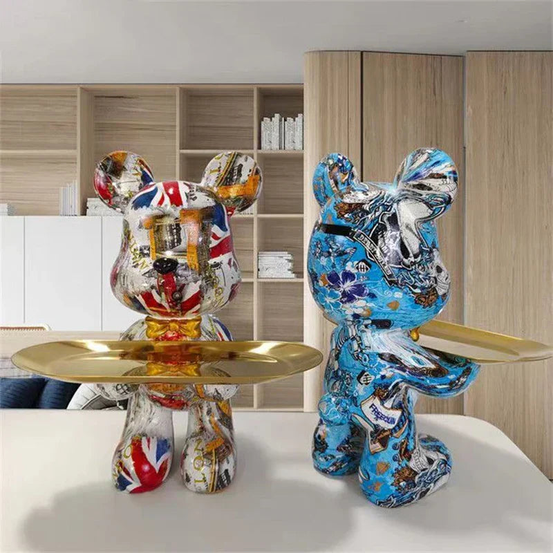 BowLift | Graffiti Bear Figure Key Storage