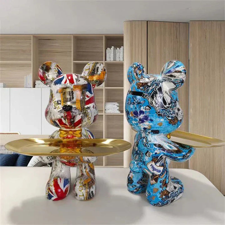 BowLift | Graffiti Bear Figure Key Storage