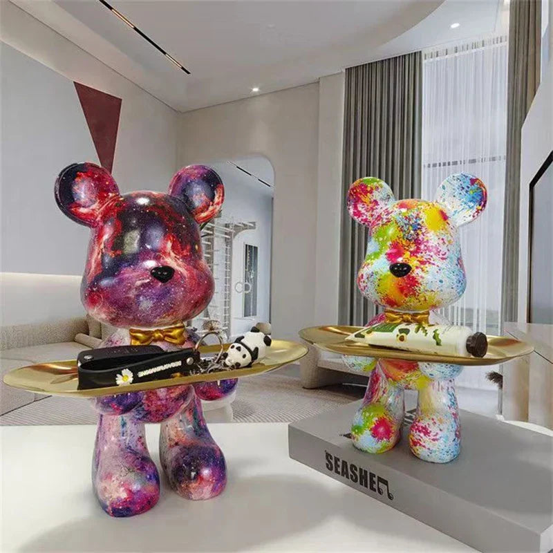BowLift | Graffiti Bear Figure Key Storage