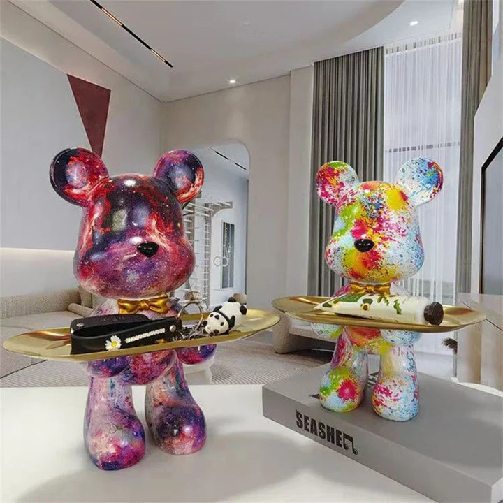 BowLift | Graffiti Bear Figure Key Storage