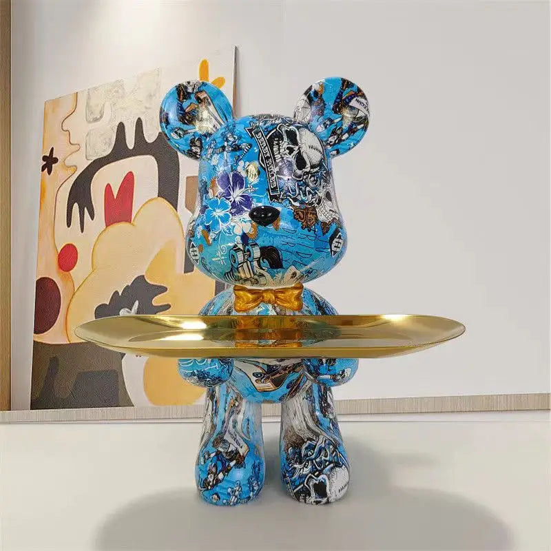 BowLift | Graffiti Bear Figure Key Storage