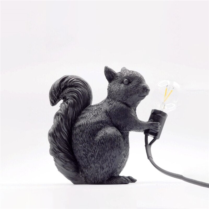 BowLift | SquirrelBright Nordic Squirrel Table Lamp | Designer Decor | LED Mood Light | Perfect for Home