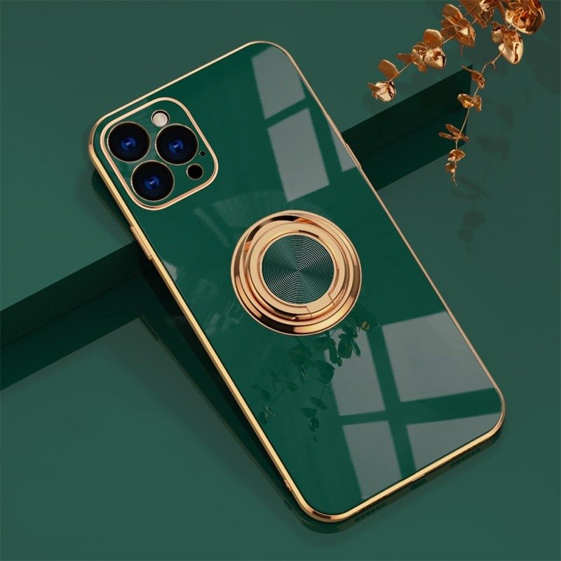 Azura | iPhone Case with Metal Stand Ring