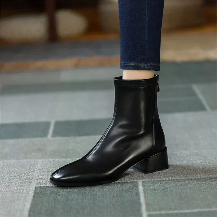 Bold Boundary Genuine Leather Boots