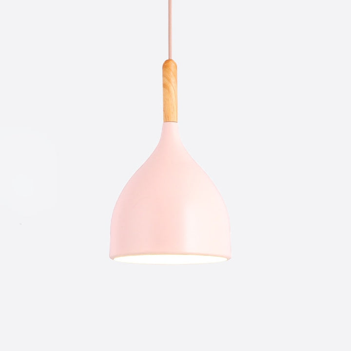 BowLift | Talon - Modern Drop-Shaped Wooden Pendant Light Scandinavian Ceiling Light