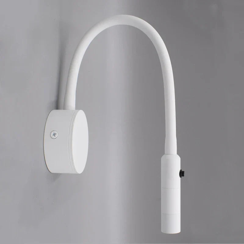 BowLift | Modern Flexible LED Reading Wall Lamp with Switch for Bedroom and Study - 1W/3W