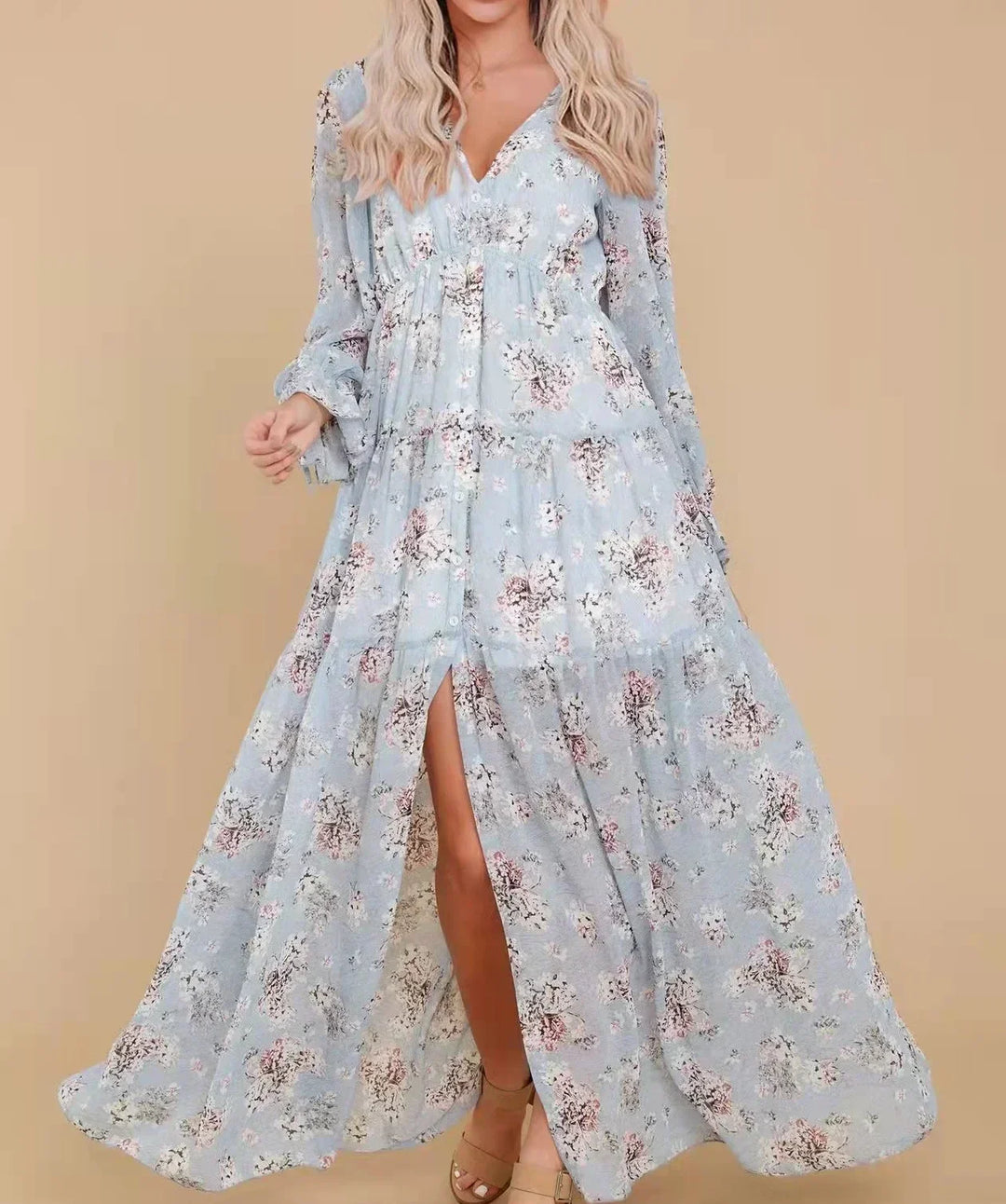 Nancy | Maxi Chiffon Casual Dress