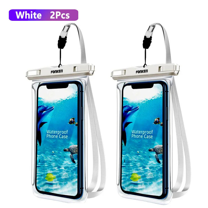 Azura | Waterproof Smartphone Case DryVault | Full View Design | Side Accessible | With Carrying Strap