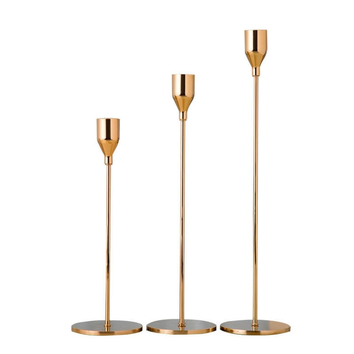 BowLift | 3-piece set metal candle holder