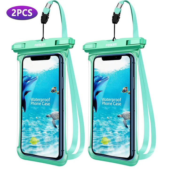 Azura | Waterproof Smartphone Case DryVault | Full View Design | Side Accessible | With Carrying Strap