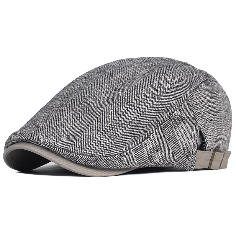 Beeckhoven™ | Modern Men's Cap with Herringbone Pattern