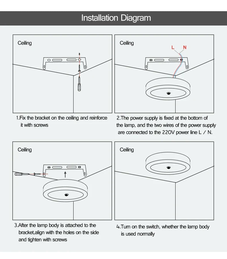 BowLift | Motion Sensor LED Ceiling Lights – Smart Lighting for Your Home