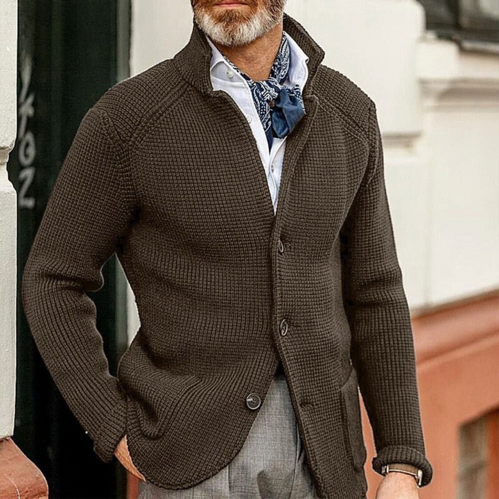 ARTHUR – CLASSIC KNIT BUTTON CARDIGAN